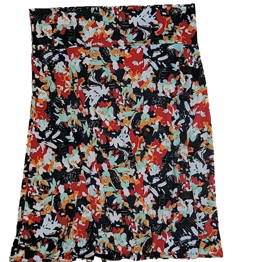 LuLaRoe☆ Azure A-Line Pull-On Skirt Size 2XL EUC